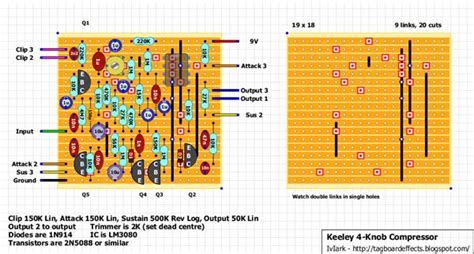keeley compressor schematic|keeley 4 knob compressor settings.